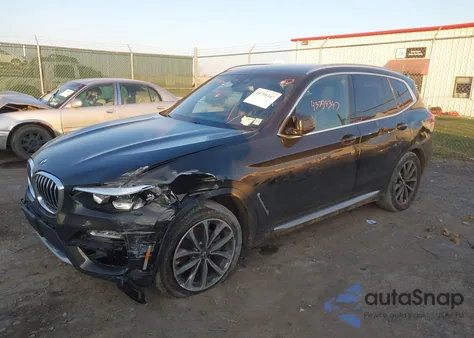 2019 BMW X3 xDrive30I z USA, uszkodzony, nr VIN 5UXTR9C55KLP95903